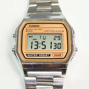 CASIO カシオ ALARM CHRONO アラームクロノ 腕時計 A158WE デジタル 電池式 シルバー系 チープカシオ CO3415