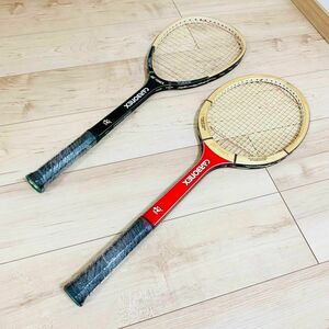 ★激レア★ヨネックス カーボネックス 硬式&軟式 レトロ木製テニスラケット 2本