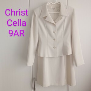 9AR◆Christ Cella◆レディース◆ワンピーススーツ◆明るいベージュ