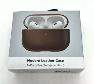 NOMAD社製 AirPods Pro (第2世代)用 レザーケース(ブラウン)