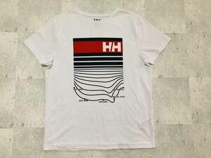 美品　サイズM　HELLY HANSEN　ヘリーハンセン　白　Tシャツ