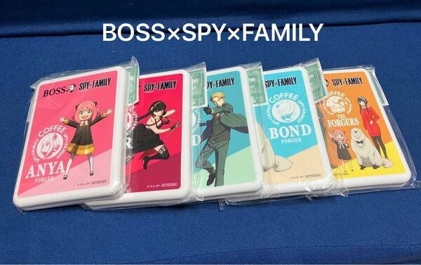 BOSS SPY×FAMILY スパイファミリー 折り畳み式ランチボックス　全5種　コンプリート