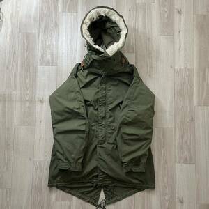  вооруженные силы США оригинал 60s aluminium Zip XS M-65 рыба tail Parker US ARMY полный комплект Mod's Coat M65