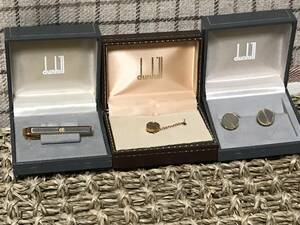  new goods unused Dunhill. cuffs & necktie pin & tweezers genuine article Y500 from 