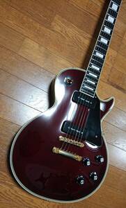 Edwards by ESP E-LP-CTM/P Cherry Seymour Duncan установка Edwards Lespaul custom P-90 LPC