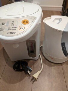 電気ポット　ケトル　タイガー　T-fal　ティファール　電動ポット　2.2L ケトル　1.2L 中古品　湯沸かし