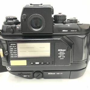 H5-003 動作品 ニコン Nikon F4 ボディ AF 一眼レフ フィルムカメラ MF-23の画像3