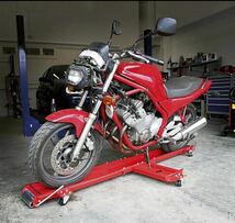 新品未使用品　バイクドーリー 耐荷重560kg 二輪車メンテナンス　ガレージ工具 バイク移動ツール 展示車 中型バイク ビッグスクーター_画像10