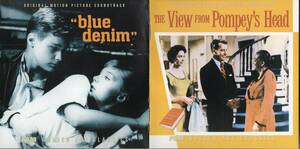 【サントラCD】エルマー・バーンスタイン/バーナード・ハーマン「The View from pompey's head」/「Blue Denim」＊2001年発売 USA盤＊良品