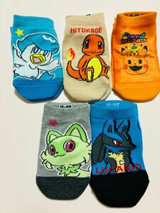 ポケモン　キッズ　靴下　5足セットソックス