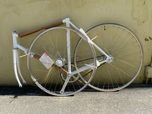  Vintage piste frame baikoroji- bicycle body Kuromori 