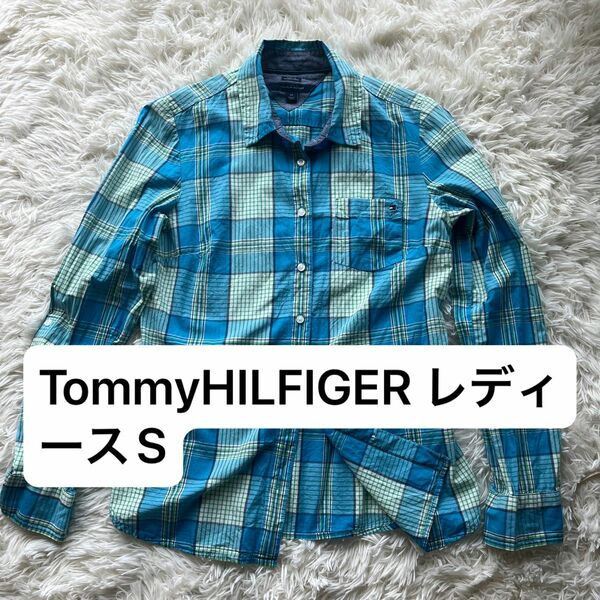 TommyHILFIGER 長袖 長袖シャツ チェックシャツ シャツ チェック柄レディースS