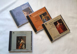 【送料無料★ASTREE/4CD】MARIN MARAIS『ヴィオール曲集 第2&5巻/独奏 二重奏のための ヴィオール曲集 第1巻』他■ジョルディ・サヴァール