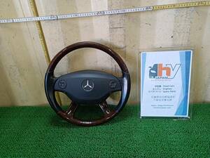  Mercedes Benz steering wheel steering wheel air bag less S500 DBA-221071 221071 V221 2006 #hyj NSP181637