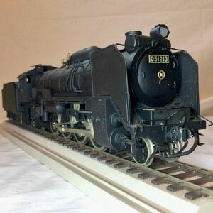 D51型 蒸気機関車 1/42 金属製模型　ディスプレイケース付き(難有り)