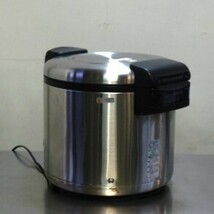 2004年製 象印 業務用 炊飯器 NS-GU36 2升 100V W360D455H360mm 重量9.7kg 1410W 1.8～3.6L タイマー付 黒まる厚釜_画像8