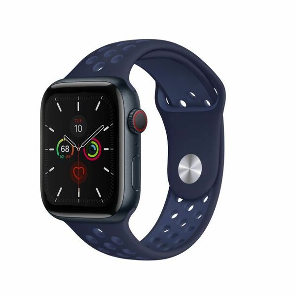 【B2S】Apple Watch スポーツバンド42/44/45mm(ネイビー)