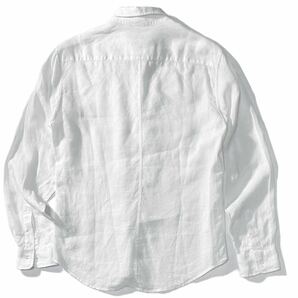 【Frank&Eileen】OCEANS掲載モデル◎!!フランクアンドアイリーン Finber Linen Shirt 白シャツ リネン長袖シャツRHC ロンハーマン取扱いの画像9