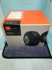 【新品未開封】 JBL Pebbles バス パワード スピーカー USB DAC内蔵 ブラック PCスピーカー HARMAN