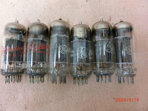 ( secondhand goods ) vacuum tube GE company 12BH7A 6ps.@RCA company 12BH7A 2 ps ( together 8ps.@)