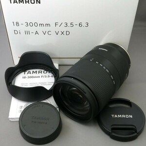 【新品同様】TAMRONタムロン　ソニーE用18-300mmF3.5-6.3DiIII-A VC VXD B061　SONYソニーEマウント★NO.8220