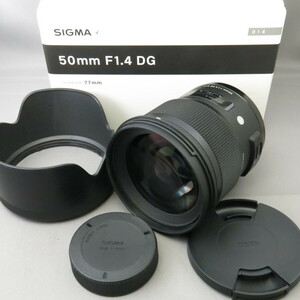 SIGMAシグマ　ニコン用50mmF1.4DG(A)　NIKONニコンFマウント★NO.8233