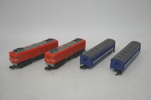 [5-61] TOMY old Tommy super rail National Railways ED751 ED75 shape electric locomotive power attaching s is 43 passenger car set railroad model Showa Retro that time thing 