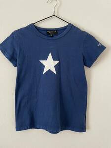  Agnes B футболка * принт 12ans синий короткий рукав used