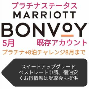 既存直接マリオットプラチナ+8泊チャレンジ8月末まで