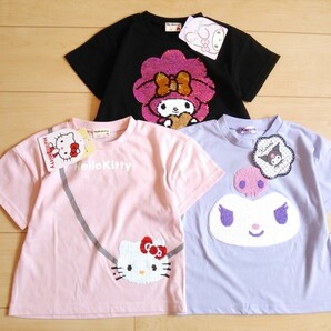 子供服Sanrio*半袖Ｔシャツ*送料無料キッズ*春夏サンリオ*マイメロちゃん*クロミちゃん*キティちゃんの画像1