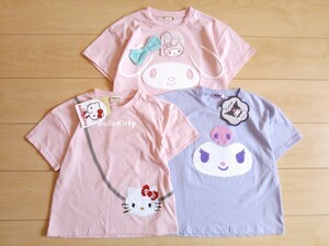  child clothes Sanrio* short sleeves T-shirt * free shipping Kids * spring summer Sanrio * my mero Chan * new goods black mi Chan 