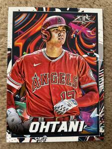 Topps Fire 大谷翔平 ベースカード 