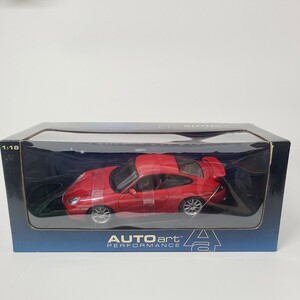 ◆◇未使用品　1/18　 Porsche 911 GT3 STREET GUARDS RED Autoart オートアート ポルシェ 996 レッド ミニカー◆