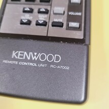 ◆◇送料無料　★ケンウッド KENWOOD システムコンポ /リモコン RC-A7002/◇◆_画像4