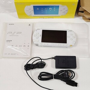 ☆★PSP 本体　プレイステーションポータブル PSP-1000 セラミック ホワイト / SONY / 動作確認済 / 外箱あり☆★