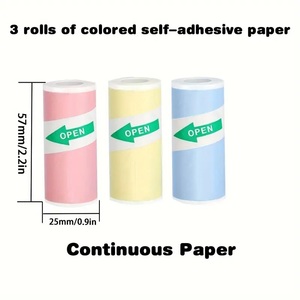  pretty pocket printer for color bonding printing paper 3 piece set 