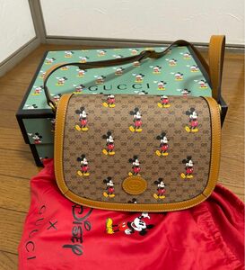 gucci #グッチディズニーコラボ#ggスプリームミッキーマウスショルダーバッグ