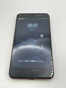  KT011768【爆速発送・土日発送可】AQUOS PHONE ZETA SH-01F レッド 25.37GB 利用制限 ◯ 1円スタート SHARP アンドロイド docomo