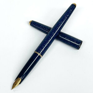  used * long-term keeping goods [22] PLATINUM platinum fountain pen Bonito 18K small character blue group 