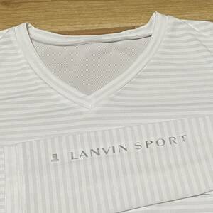 美品★LANVIN SPORT★ゴルフウェア★メッシュスポーツウェア★日本製★デサント★42