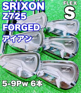 ★SRIXON 名器★スリクソン Z725 FORGED アイアン Dynamic Gold D.S.T S200 5-9Pw 