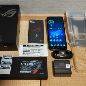 日本版 ROG Phone 6 ストームホワイト 16GB / 512GB android 14 アップデート済み TPUケース付