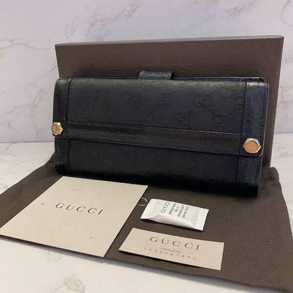 グッチ GUCCI 財布 長財布 GGキャンバス メンズ