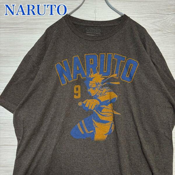 【入手困難】NARUTO ナルト　Tシャツ 2XLサイズ　キャラクター　一点物　レア　半袖　アニメ　映画　海外　輸入　ヴィンテージ