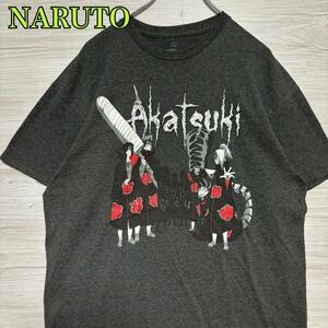 【入手困難】NARUTO ナルト　暁　Tシャツ　Lサイズ　疾風伝　キャラクター　イタチ　一点物　レア　半袖　アニメ　映画　海外　輸入