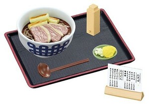 内袋未開封 リーメント◆そば和食処 なごみ屋　5.あったか〜い鴨南蛮　ミニチュア　ドールハウスに