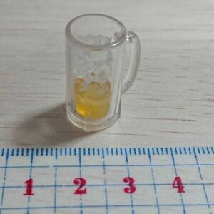 単品 リーメント◆飲みかけ ビール　ミニチュア　一杯やってく？居酒屋のんべえ◆