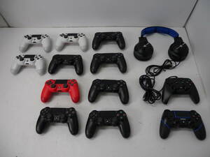 24#100/ PS4 controller 10 piece other peripherals Junk 0502