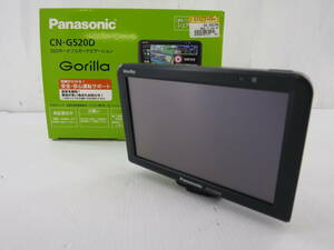 54■60/　Panasonic　SSDポータブルカーナビゲーション　CN-G520D　ジャンク　＜パナソニック、ゴリラ＞　0507