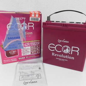 カー用品祭 ECOR エコアール GS ユアサ M-42R 55B20R レボリューション アイドリングストップ 車用品 YUASA Revolutionの画像1